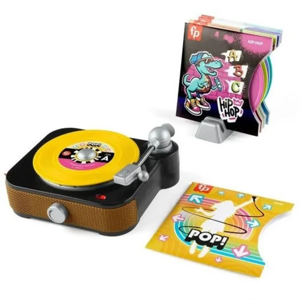 NEW Fisher-Price Rockin’ Record Player Musical Turntable & 5 Records